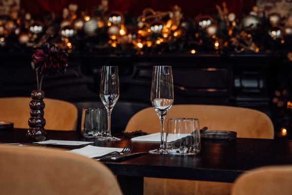 eten in een kasteel